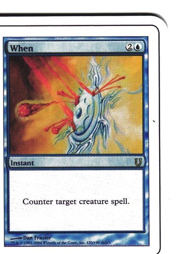 Magic The Gathering MTG - Unhinged UNH 2004 #120 Who What When Where Why NM FOIL - Picture 3 of 10