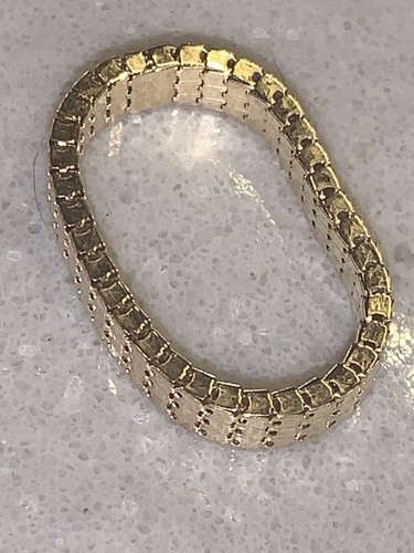 NEW 14k Yellow Gold Flex Articulate Eternity Ring Sz 6 (Price for 1 Ring) - Picture 4 of 8