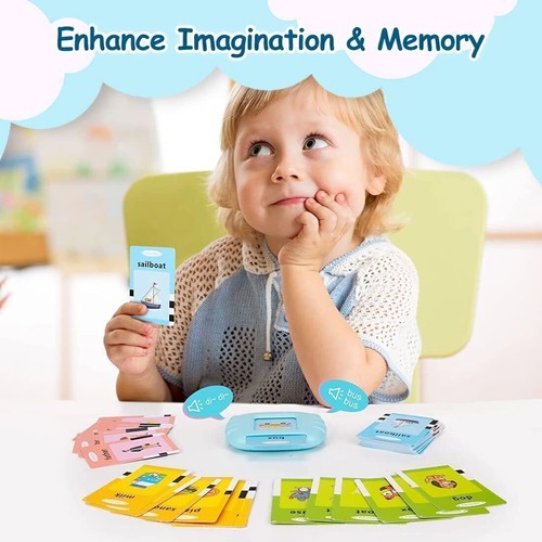Toddler Learning Toys for 2 3 4 5 6 Year Old Boys Girls Talking Cards Kids Gifts - Picture 6 of 22