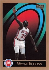 1990-91 SkyBox Wayne Rollins #383 Detroit Pistons