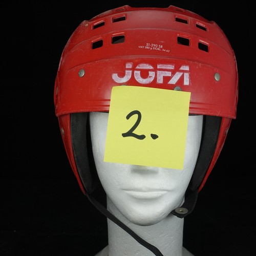 JOFA RED HELMET 51290 FROM SWEDEN SALMING GRETZKY STYLE 51-290 SIZE 54-62 - Picture 9 of 9
