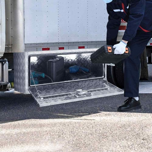 36 in. x 17 in. x 18 in. Underbody Truck Tool Box Aluminum Pickup Storage Box wi - Picture 8 of 8