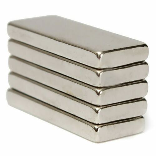 10/50/100 Super Strong Block Fridge Magnets Rare Earth Neodymium 25x10x3mm N52 - Picture 2 of 4