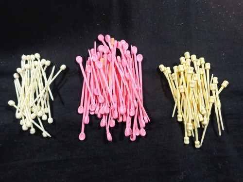 Vintage HAIR CURLERS PINS CLIPS and Handmade Storage Caddy Theater Prop - Picture 6 of 7
