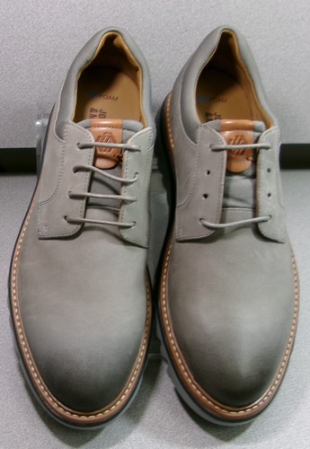 594717 MS50 ALGOOD PLAIN TOE MEN'S SHOES 9 M GRAY LEATHER JOHNSTON & MURPHY - Picture 5 of 8