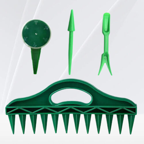 4X/Set Seeder Planter Tool Adjustable Garden Seeder Seeding Puncher Soil Digger - Picture 7 of 10