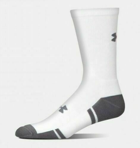 NWT Under Armour Mens Resistor 3.0 Training Crew Socks 6 pack Sizes M L - Picture 3 of 5