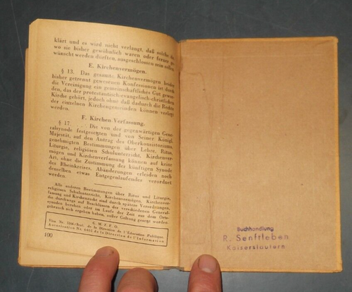 KATECHISMUS CATECHISM FOR THE UNITED PROTESTANT CHRISTIAN GERMAN BOOK 1948 VGC - Picture 5 of 6