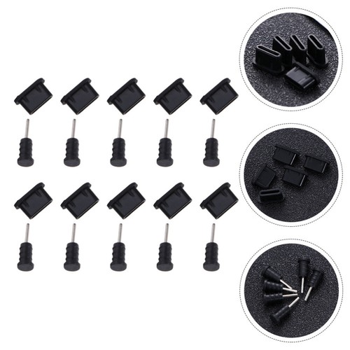 30 Pcs Mobile Dust Plugs Charging Port Silicone Covers Laptop Universal - 第 10/12 張圖片
