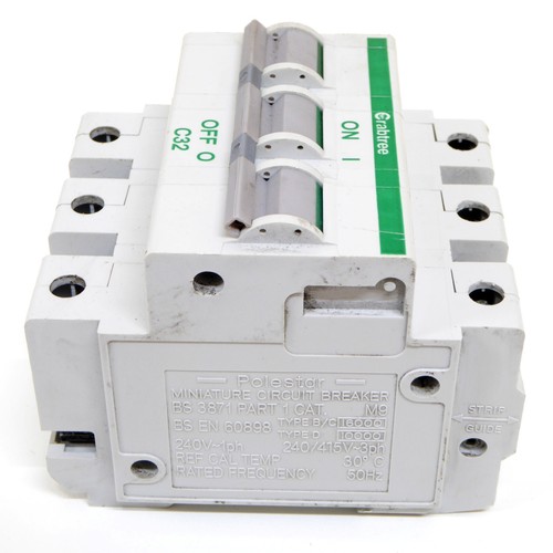 Crabtree Polestar MCB Circuit Breaker Single Double Triple Pole Type B C D to 63 - Picture 78 of 90