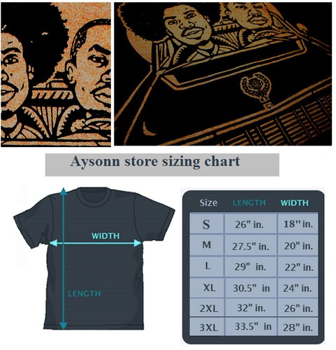 T-shirt hip hop rara cajmear oro nero Outkast Big Boi Andre 3000 - Foto 4 di 5