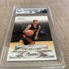 2009 Panini Prestige Stephen Curry Warriors Rookie #157 HGA 9