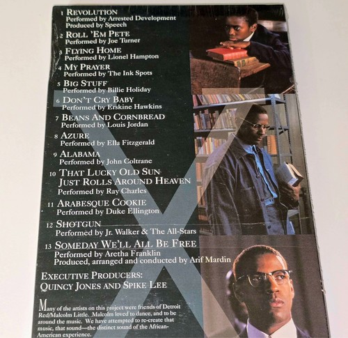 MALCOLM X SEALED LONGBOX CD QUINCY JONES DENZEL WASHINGTON SPIKE LEE SOUNDTRACK - Imagen 12 de 22