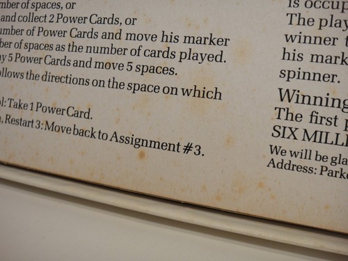 A Parker Game - 1975 - Six Million Dollar Man - 2 to 4 Players - Ages 7 - 14 - Picture 13 of 22