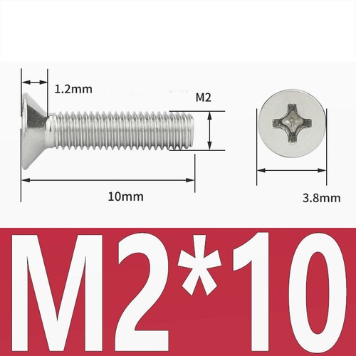 M2 M3 M4 M5 M6 M8 PHILLIPS MACHINE SCREWS COUNTERSUNK FLAT HEAD BOLTS STAINLESS - Picture 9 of 114