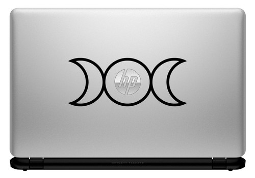 TRIPLE GODDESS SYMBOL VINYL DECAL STICKER  - Bild 2 von 3