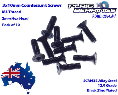 Arrma RC Screws, Nuts and Grub Screws by Part Number - Packs of 10 - Grade 12.9 - Picture 24 of 51