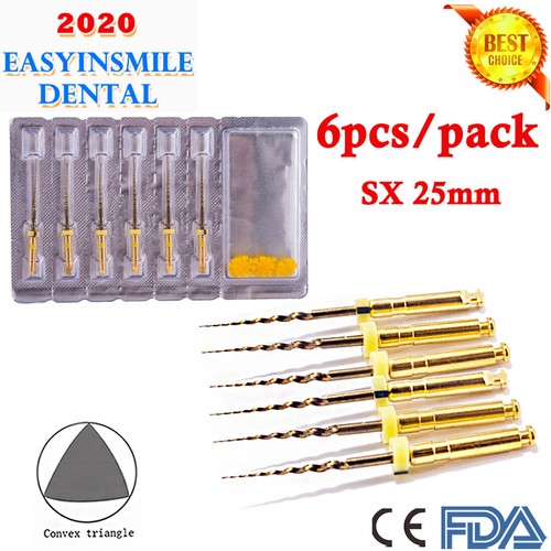 6X Dental SX Niti Rotary Endodontic Files XPro Gold Algeria Ubuy