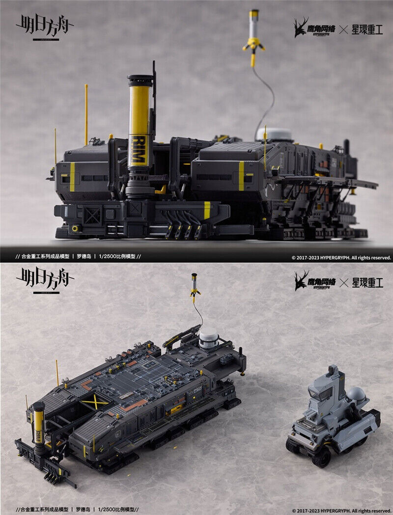 Arknights Official Rhodes Island 1:2500 Scale Figures Alloy