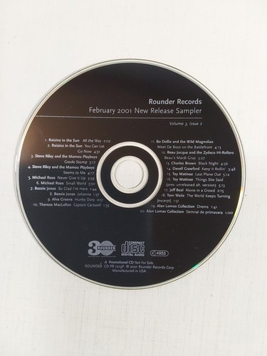 Rounder Records Sampler CD "February 2001" Promo CD - Picture 12 of 17