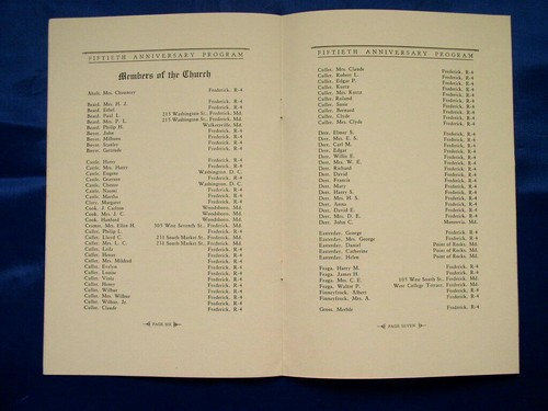 Fiftieth Anniversary St Luke`s Evangelical Lutheran Church Program Feagaville Md - Picture 4 of 5