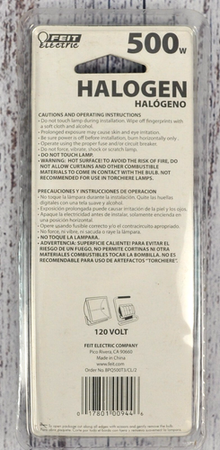 Feit Electric R7S Halogen 500 watt 120Volt Lamp Package of 2 NEW Free Shipping. - Bild 2 von 2