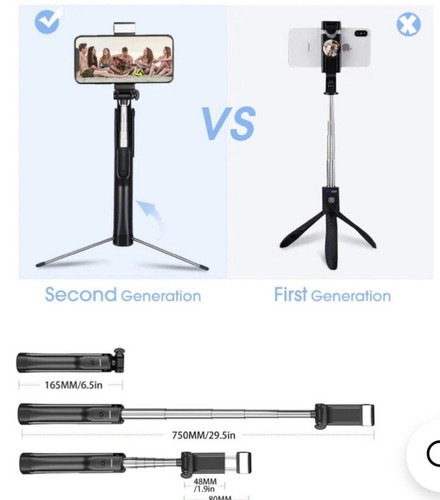 Mpow PA168A 3 in 1 Tripod Selfie Stick with Bluetooth Remote - Picture 4 of 8