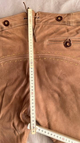 Hirschlederhose (lang) Tracht Herren gebraucht XL - Bild 4 von 18