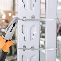 100PCS Metal Zip Ties Stainless Steel Heavy Duty Self-Locking Cable Ties Lock US 13