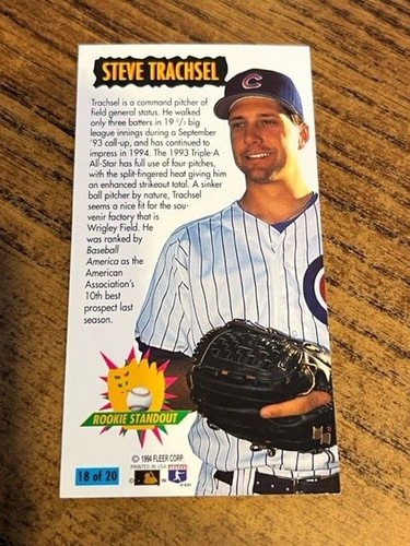1994 Fleer - Extra Bases Baseball - Large & Tall - Rookie Standout- YOU PICK ONE - Picture 26 of 28