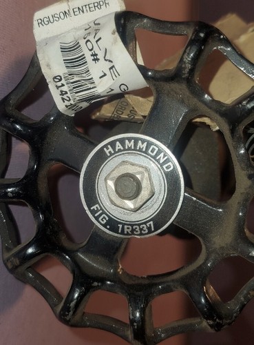 HAMMOND 1-1/4" Threaded Iron Gate Valve Fig.1R337 WOG 225 / 150 WSP - Picture 6 of 11
