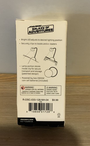 🌍 Star Wars,Reading Light,Led Clip Light,Open Box ‼️ - Picture 2 of 2
