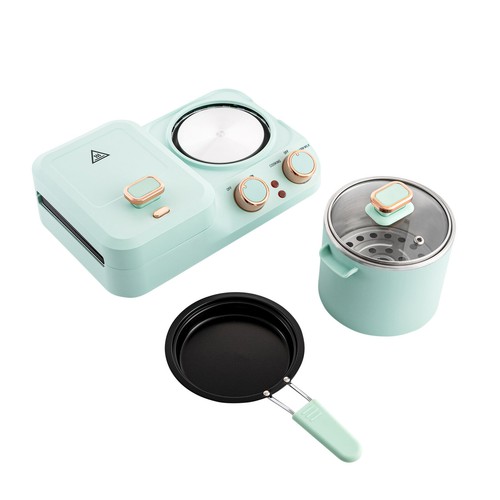 3in1 Breakfast Station Electric Mini Toaster Bread Breakfast Sandwich Maker NEW - Picture 9 of 12