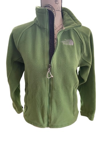 Northface Fleece Full Zip Womans Green Jacket Coat Sz Small Polar Fleece - Picture 9 of 19