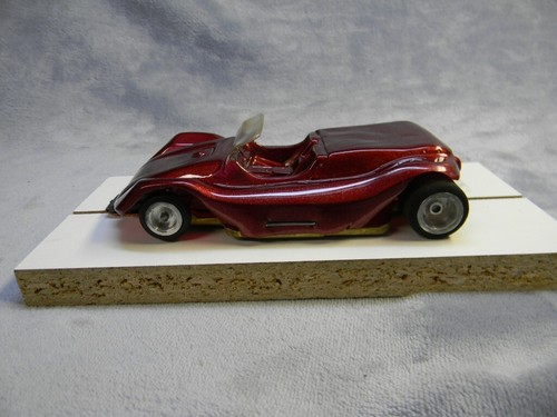 1/24 SCALE VINTAGE ORIGINAL 1966 RIGGEN DUNE BUGGY METALLIC RED SLOT CAR - Picture 3 of 9