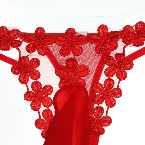 US Men's Frilly Underwear Sissy Maid Ruffle Lace Shiny Briefs Panties Thong Sexy - Bild 62 von 89