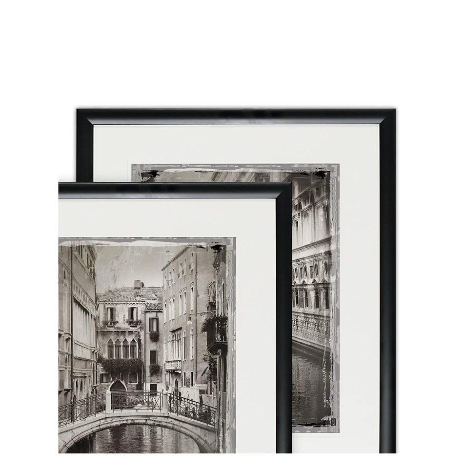 Renditions Gallery FSS-15473-15474 Venice Romance 2 Set Cityscape Art Framed ... - Image 2 of 4