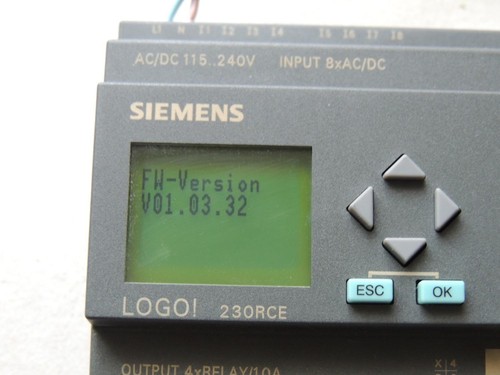 Siemens Logo 6ED1 052-1FB00-0BA7,230V AC, 8 x entradas, 4 x salidas, Ethernet - Imagen 3 de 13