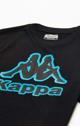 Kappa Men's Logo Tape Bant T-Shirt Color Black Size Large #0097517080107 - 第 2/4 張圖片