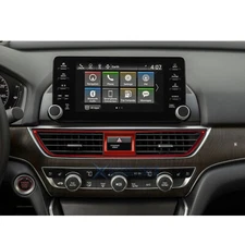 Central Dashboard Air Vent AC Outlet Frame Cover For Honda Accord 10th Gen Red