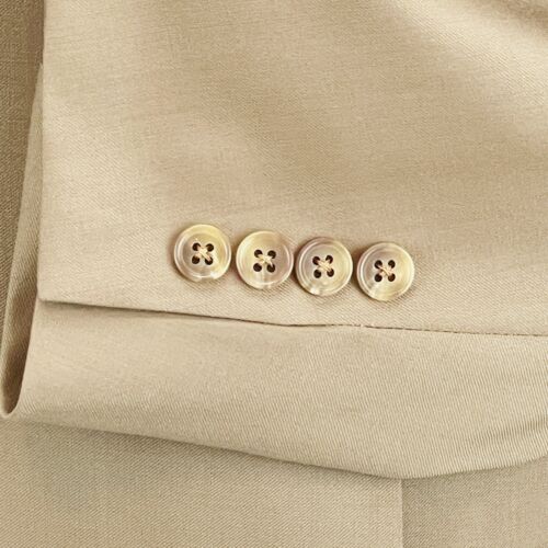 Hart Schaffner Marx Wool Sport Coat Mens 48L Khaki Blazer Suit Jacket 2 Button - Picture 6 of 19
