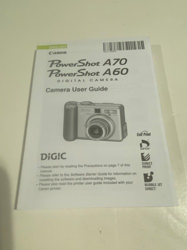 Canon PowerShot A60 2.0MP Digital Camera - Silver - Picture 8 of 10