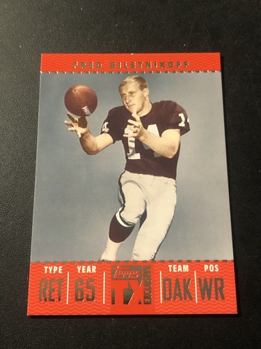 2007 Topps TX Exclusive /1099 Fred Biletnikoff #221 HOF - Picture 1 of 2