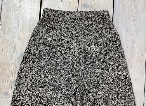 Raey Silk Leopard Print Wide Leg Trousers, UK 4, XXS - Picture 13 of 21