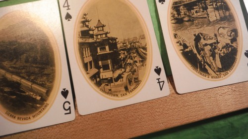 Carte da gioco souvenir ES39 Southern Pacific Lines 1948 SUNSET OVERLAND SHASTA - Foto 7 di 22