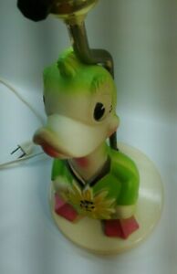 Vintage-1965-Baby-World-Squeaky-Toy-Duck-Child-039-s-Nursery-Lamp-amp-Night-Light