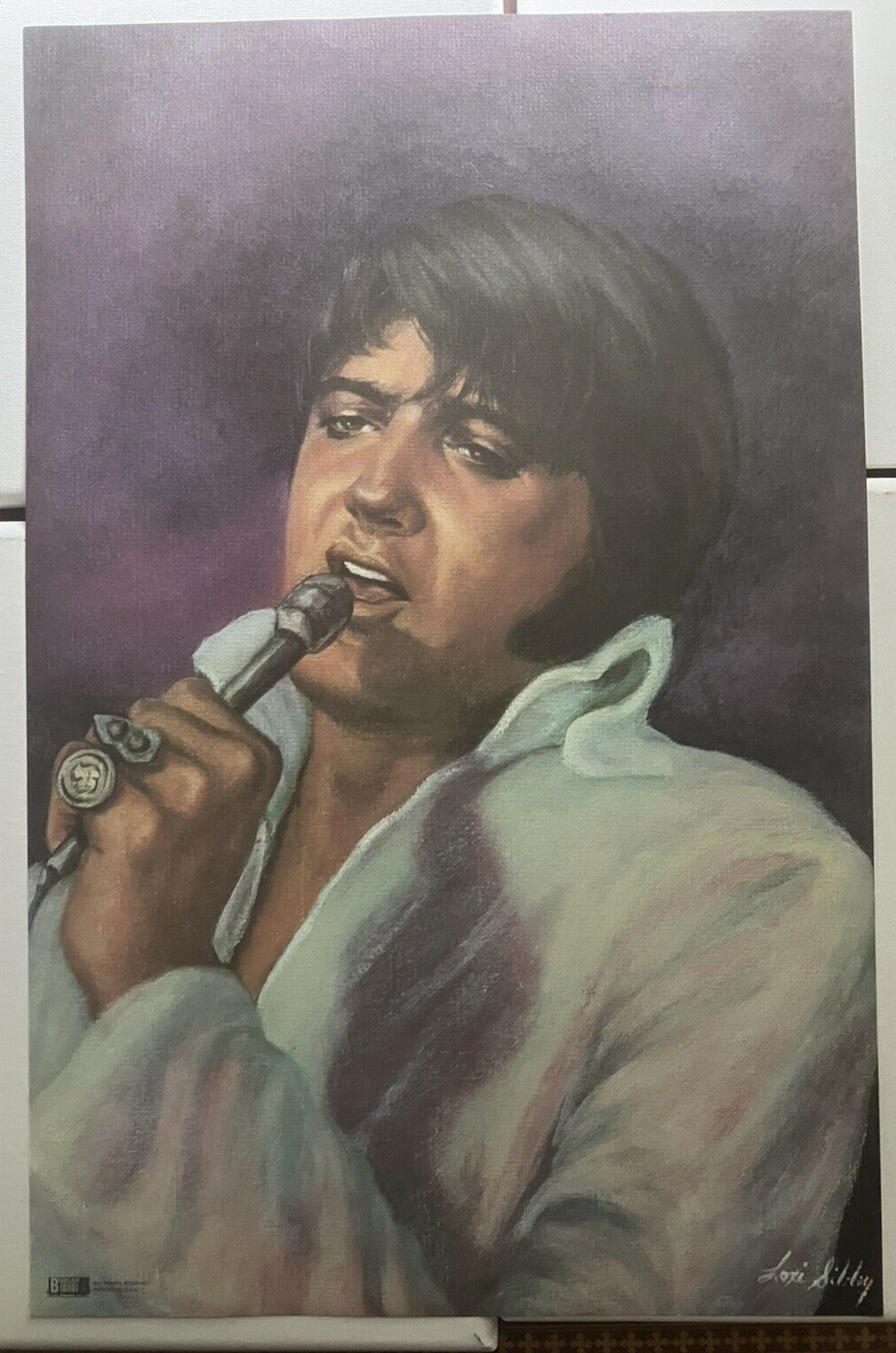 Elvis Presley 1977 Concert Poster 11x17 by Loxi Sibley Boxcar Media Near Mint Condition