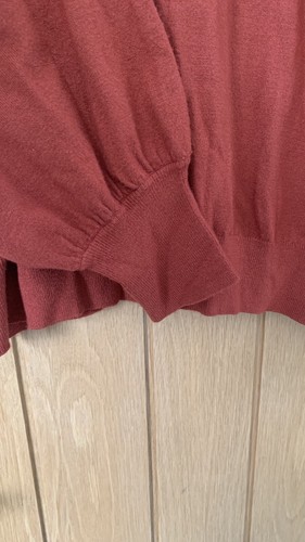 Replay Rust Orange Balloon Sleeved Jumper (Medium) - Picture 3 of 9