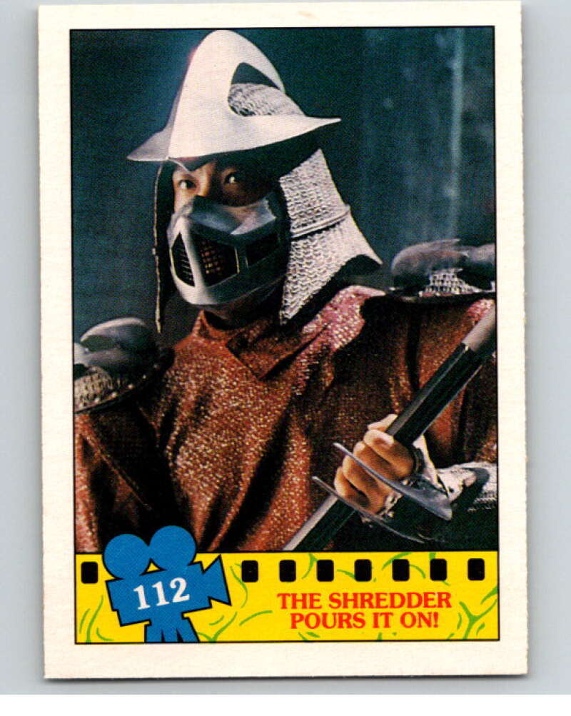 1990 O-Pee-Chee Teenage Mutant Ninja Turtles Movie #112