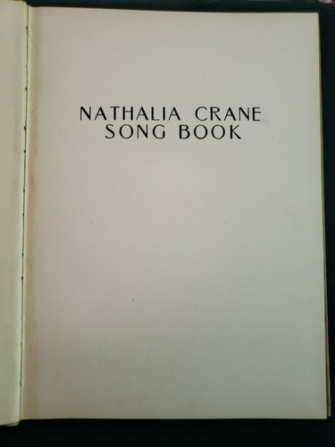 "For His Hair is Exceedingly Red," Nathalia Crane Songbook, Hardcover1925 - Picture 2 of 5